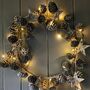 Natural Pine Cone And Birch Bark Star Wreath, thumbnail 2 of 4