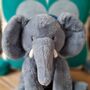 100% Recycled Large Soft Toy Elephant, thumbnail 2 of 2