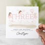 Personalised Special Niece 3rd Birthday Card, thumbnail 1 of 3