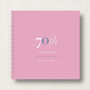 Personalised 70th Birthday Memory Book Or Album, thumbnail 9 of 12