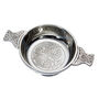 Pewter Quaich With Celtic Knot Pattern, thumbnail 1 of 8