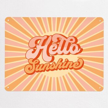 Hello Sunshine Quote / Large Magnetic Notice Board, 2 of 9