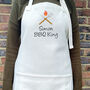 Personalised BBQ King Apron, thumbnail 2 of 3