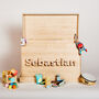 Personalised Wooden Toy Box, thumbnail 1 of 8