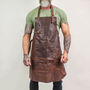 Personalised Full Grain Leather Apron With Pockets, thumbnail 1 of 9
