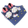 Dotty Fish Dreamy Cloud Soft Leather Baby Shoes With Barefoot Soles, thumbnail 6 of 11