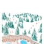 Ski Resort Art Print, thumbnail 3 of 3