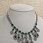 Emerald Green American Diamond Silver Set, thumbnail 10 of 10