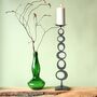 Tall Candlestick Retro Designs Metal Candle Holder, thumbnail 9 of 12