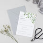 Eucalyptus Wedding Invitation, thumbnail 3 of 9