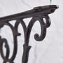 Ornate Black Scrolled Hanging Bracket, thumbnail 3 of 5