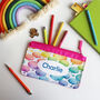 Personalised Rainbow Bubble Pencil Case, thumbnail 10 of 12