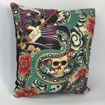 Japanese Tattoo Cushion Cover, 5 of 7