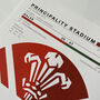 First Wales Rugby Match Day Print Customisable, thumbnail 4 of 5