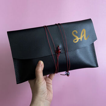 Leather Hand Bag, 3rd Leather Anniversary Gift, 3 of 11