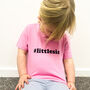 Hastag Little Sister T Shirt, thumbnail 2 of 6