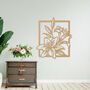 Handmade Wooden Lily Floral Wall Art For Living Room Or Bedroom, thumbnail 7 of 9