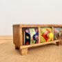 Mini Wooden Three Drawer Ceramic Chest Trinket Box, thumbnail 3 of 7