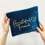 Velvet 'Beautiful Friend' Make Up Bag, thumbnail 8 of 10