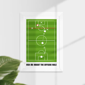 Personalised Offside Rule Wall Print, 5 of 7