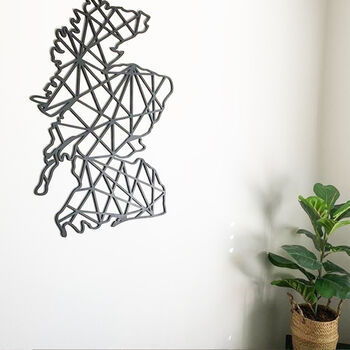 Geometric Scotland Wooden Wall Art, 3 of 6