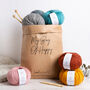 Pom Pom Scarf Beginner Knitting Kit, thumbnail 10 of 10