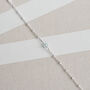 March Birthstone Aquamarine Sterling Silver Bracelet, thumbnail 3 of 4