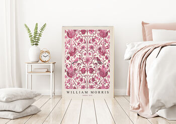 William Morris Birds Pink Art Print, 3 of 4