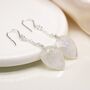 Sterling Silver Rainbow Moonstone Chain Drop Earrings, thumbnail 3 of 7