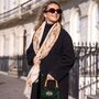 Jungle Animals Print Scarf In Personalised Gift Box, thumbnail 2 of 8
