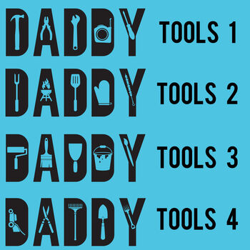 Personalised Daddy Established Tools T Shirt, 3 of 6