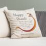 Personalised Diwali Om Symbol Cushion Cover, thumbnail 2 of 3