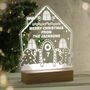 Personalised Gingerbread House Wooden Based LED Christmas Light, thumbnail 10 of 10