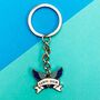 Carpe Diem Seize The Day Latin Motto Enamel Keyring, thumbnail 2 of 4