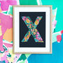 Letter X Original Artwork, thumbnail 1 of 4