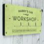 Personalised Workshop Sign With Hooks, thumbnail 2 of 2