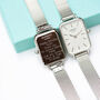 Ladies Personalised Silver Watch – Architēct Lille, thumbnail 7 of 7