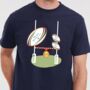 Personalised Dad Belongs To Rugby T Shirt, thumbnail 1 of 7