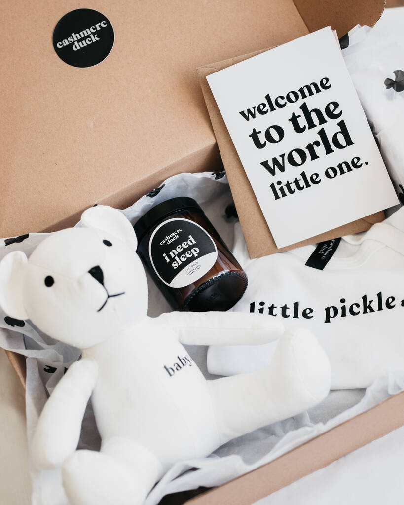 Personalised New Mum And Baby Gift Set By Cashmere Duck