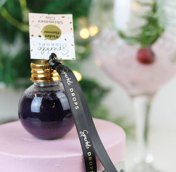Gin Party Bauble With Sparkle Dust, 7 of 10