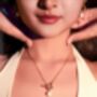 Natural Freshwater Pearl T Bar Clasp Necklace, thumbnail 1 of 12