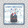 14th Birthday Card Cake Theme Boy/Girl, thumbnail 1 of 2
