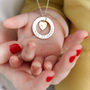 Personalised Heart Halo Necklace, thumbnail 1 of 7