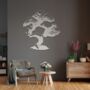 Modern Bonsai Tree Metal Wall Art Wall Home Decor, thumbnail 5 of 12