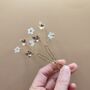 Set Of Two Floral Bridal Hair Pins, thumbnail 11 of 13
