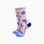 Sea Turtles Bamboo Socks In Pink, thumbnail 1 of 4