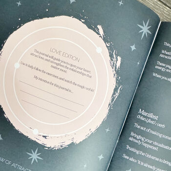 Personalised Manifestation Book And Journal The Love Edition, 2 of 5