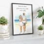 Personalised Couples Print, Gift For Him, Gift For Her, thumbnail 2 of 9