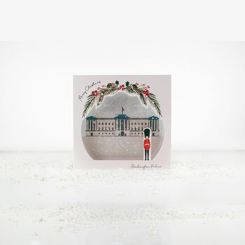 Buckingham Palace Sparkling Pop Up Christmas Card, 4 of 5