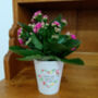 Personalised Floral Heart Plant Pot. Flowerpot For Mum, thumbnail 6 of 6
